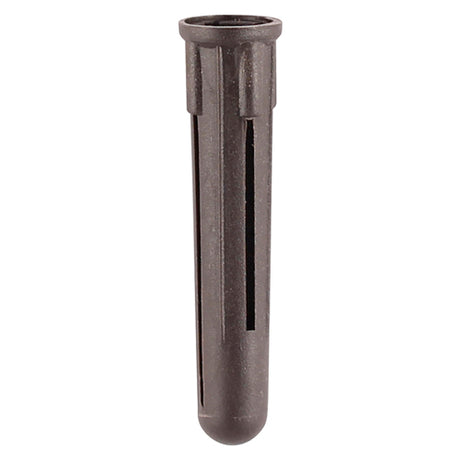 This is an image of Timco - Plastic Plugs - Brown 36mm - (20 PCS TIMpac) BPLUGP