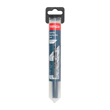 This is an image of Timco - HSS-M Blacksmith Drill Bit 18.5mm (1 Each Tube) BSD185