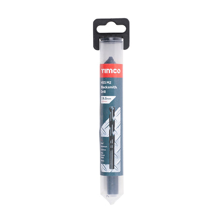 This is an image of Timco - HSS-M Blacksmith Drill Bit 19.5mm (1 Each Tube) BSD195