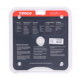 This is an image of Timco - Circular Saw Blade - Trimming/Crosscut - Medium/Fine 184 x 30 x 40T (1 Each Clamshell) C1843040