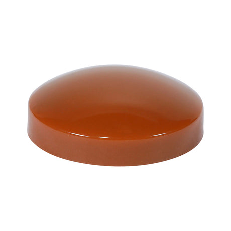 This is an image of Timco - Two Piece Screw Caps - Clay Brown To fit 3.5 to 4.2 Screw - (100 PCS TIMpac) CBROWNPLAST