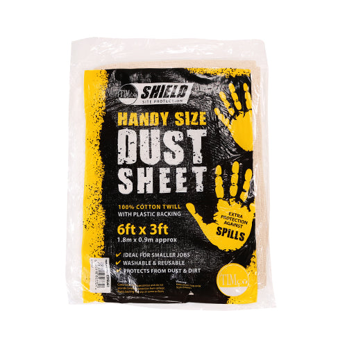 This is an image of Timco - Laminated Dust Sheet - Handy Size 6ft x 3ft (1 Each Bag) CDSL63