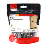 This is an image of Timco - Cut Flooring Brads - Bright 50mm (1 Kg TIMbag) CFB50B