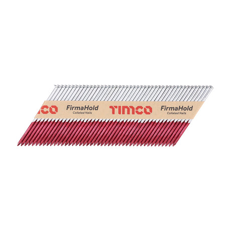 This is an image of Timco - FirmaHold Collated Clipped Head Nails - Retail Pack - Ring Shank - FirmaGalv 3.1 x 75mm (1100 PCS Box) CFGR75