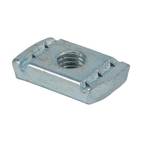 This is an image of Timco - Channel Nuts Without Spring - Zinc M8 - (100 PCS Box) CN8Z