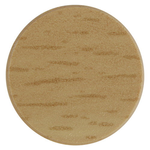 This is an image of Timco - Self-Adhesive Cover Caps - Beech 13mm - (112 PCS Pack) COVERBE13