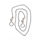This is an image of Timco - Ball Link Chains - Bath - Chrome 18" - (2 PCS TIMpac) CSCHAIN18P