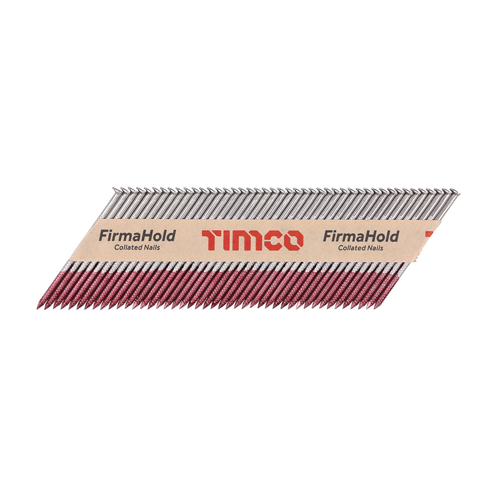 This is an image of Timco - FirmaHold Collated Clipped Head Nails - Retail Pack - Ring Shank - A2 Stainless Steel 2.8 x 63mm (1100 PCS Box) CSSR63