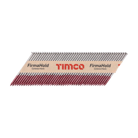 This is an image of Timco - FirmaHold Collated Clipped Head Nails - Retail Pack - Ring Shank - A2 Stainless Steel 2.8 x 63mm (1100 PCS Box) CSSR63
