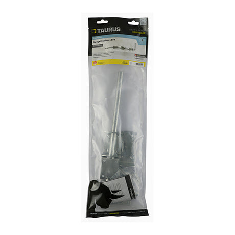 This is an image of Timco - Garage Drop Down Bolt - Hot Dipped Galvanised 12" (1 Each TIMbag) DDB12GP