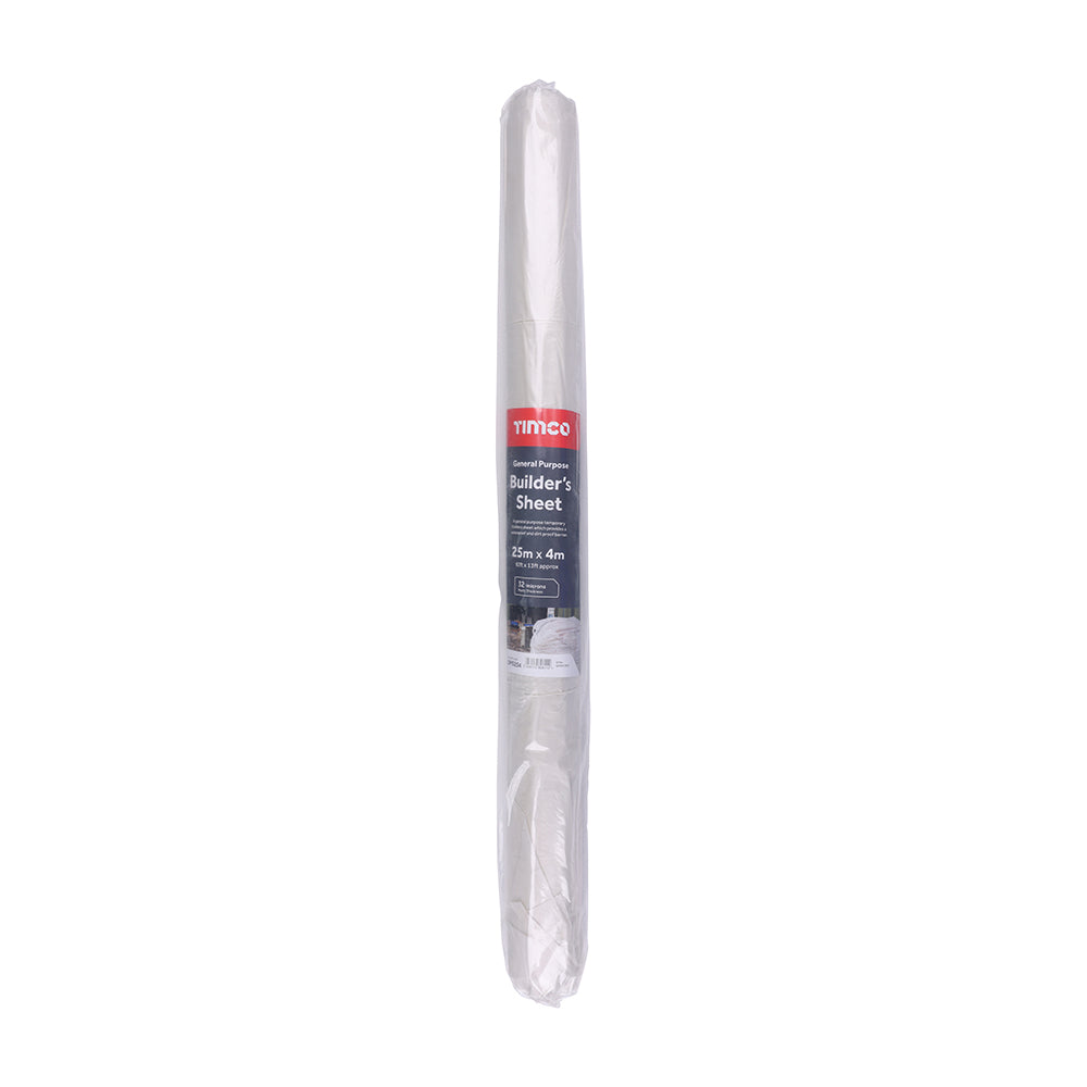 This is an image of Timco - General Purpose Builders Sheet 25m x 4m (1 Each Roll) DPS254