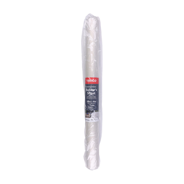 This is an image of Timco - General Purpose Builders Sheet 50m x 4m (1 Each Roll) DPS504
