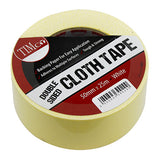 This is an image of Timco - Double Sided Cloth Tape - White 25m x 50mm (1 Each Roll) PCSDSCT