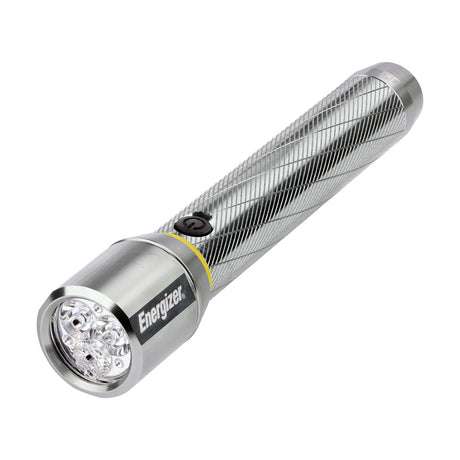 This is an image of Timco - EnergizerÃ‚Â® LED Vision HD Metal Handheld Torch - 400 Lumen 400 Lumen (1 Each Backing Card) ENR313130
