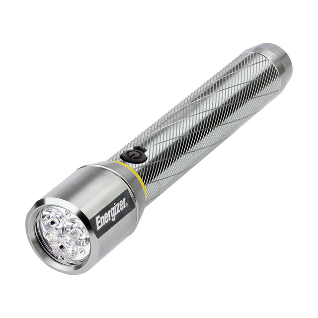 This is an image of Timco - EnergizerÃ‚Â® LED Vision HD Metal Handheld Torch - 400 Lumen 400 Lumen (1 Each Backing Card) ENR313130