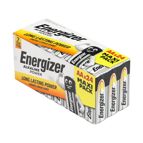 This is an image of Timco - Energizer Alkaline Power Battery - Value Home Pack AA (24 Pieces Pack) ENR414660