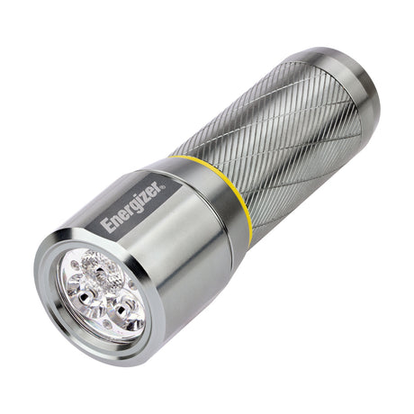 This is an image of Timco - EnergizerÃ‚Â® LED Vision HD Metal Handheld Torch - 270 Lumen 270 Lumen (1 Each Backing Card) ENR419580