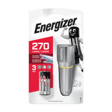 This is an image of Timco - EnergizerÃ‚Â® LED Vision HD Metal Handheld Torch - 270 Lumen 270 Lumen (1 Each Backing Card) ENR419580