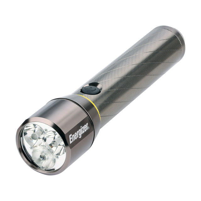 This is an image of Timco - EnergizerÃ‚Â® LED Vision HD Metal Handheld Torch - 1500 Lumen 1500 Lumen (1 Each Backing Card) ENR419597