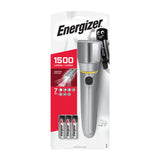 This is an image of Timco - EnergizerÃ‚Â® LED Vision HD Metal Handheld Torch - 1500 Lumen 1500 Lumen (1 Each Backing Card) ENR419597