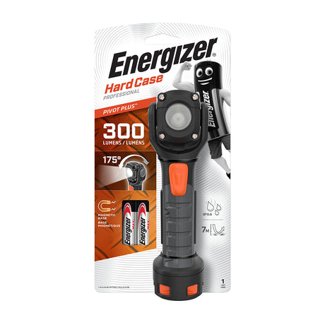 This is an image of Timco - EnergizerÃ‚Â® LED Professional Hardcase Handheld Torch - 300 Lumen 300 Lumen (1 Each Backing Card) ENR423792