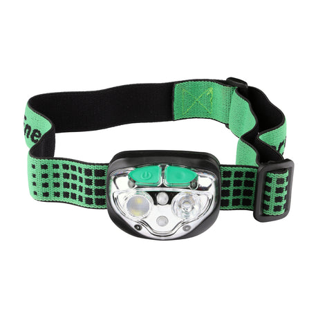 This is an image of Timco - EnergizerÃ‚Â® LED Vision Ultra Rechargeable Headlamp - 400 Lumen Green / 400 Lumen (1 Each Backing Card) ENR426441