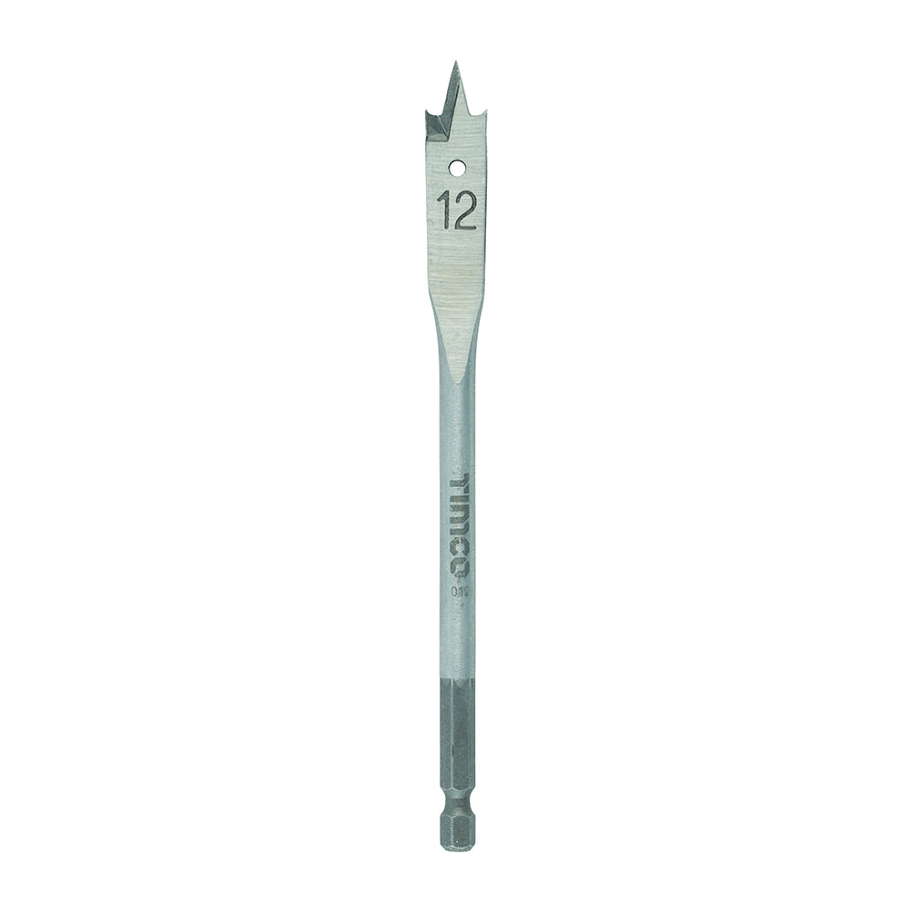 This is an image of Timco - Flat Wood Bit 12.0 x 152 (1 Each Blister Pack) FB12