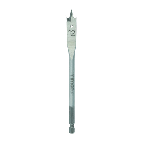This is an image of Timco - Flat Wood Bit 12.0 x 152 (1 Each Blister Pack) FB12
