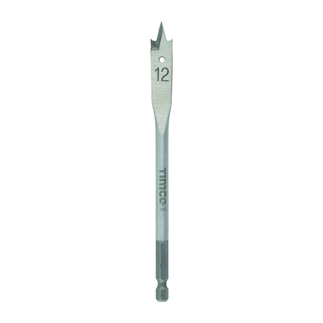 This is an image of Timco - Flat Wood Bit 12.0 x 152 (1 Each Blister Pack) FB12