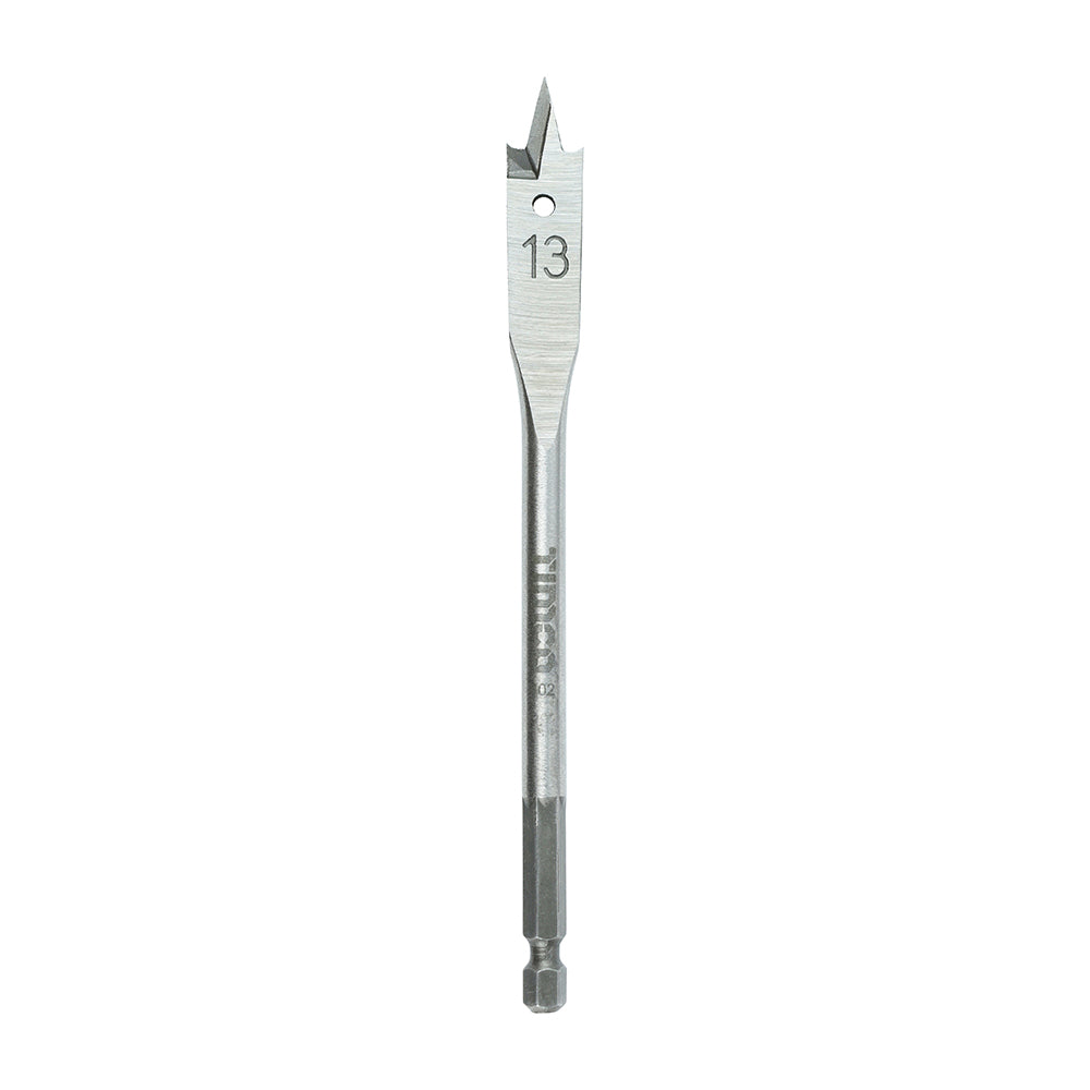 This is an image of Timco - Flat Wood Bit 13.0 x 152 (1 Each Blister Pack) FB13