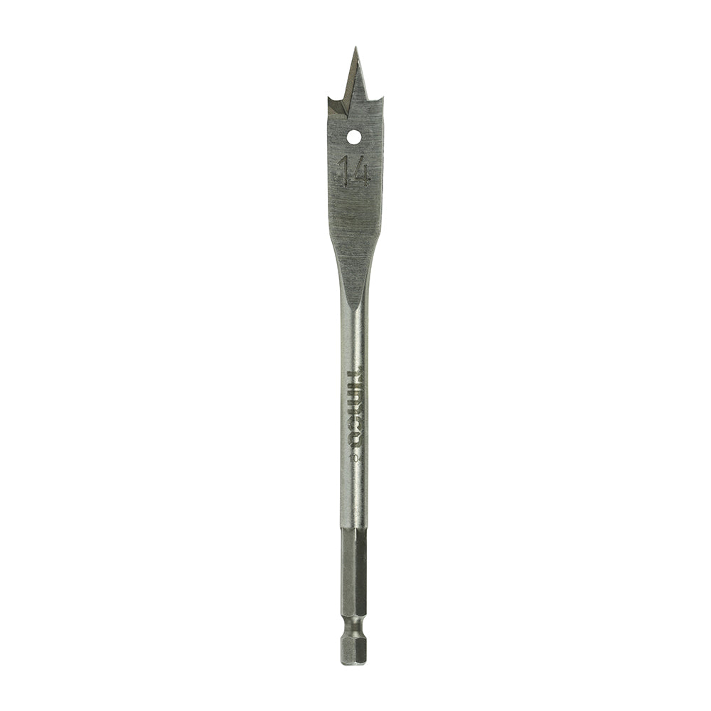 This is an image of Timco - Flat Wood Bit 14.0 x 152 (1 Each Blister Pack) FB14
