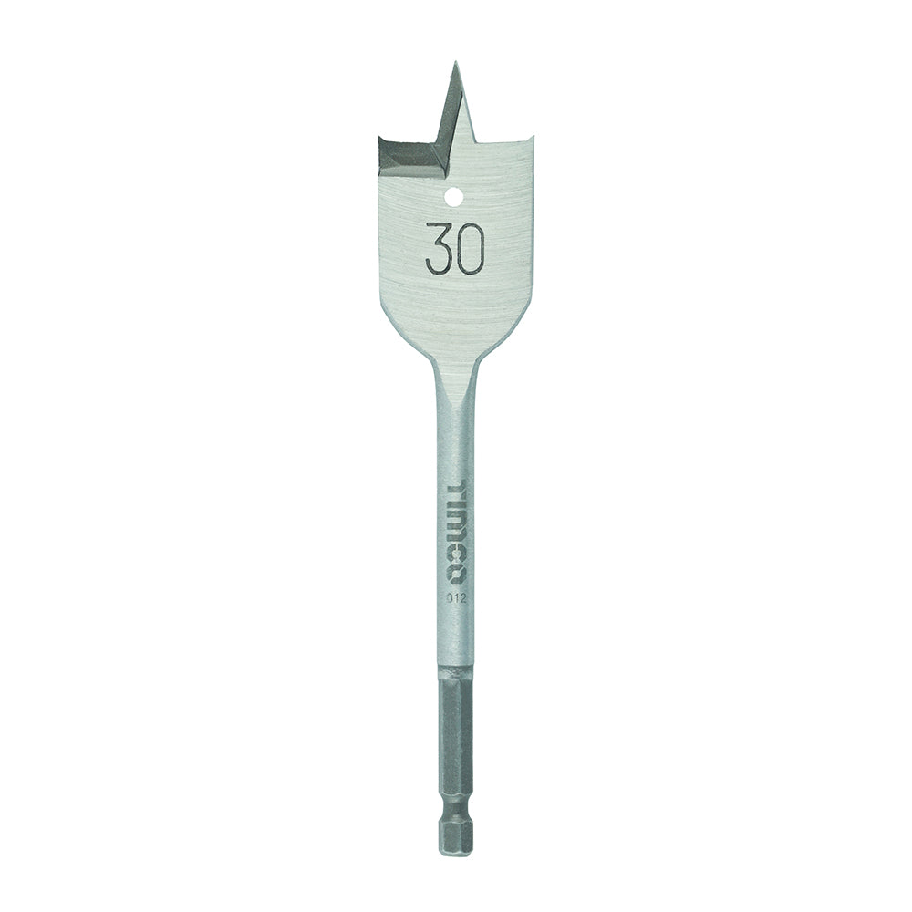 This is an image of Timco - Flat Wood Bit 30.0 x 152 (1 Each Blister Pack) FB30