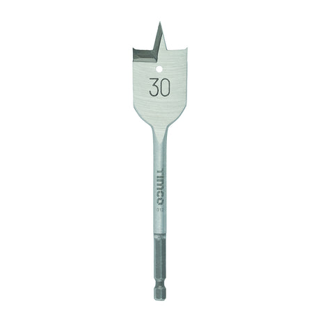 This is an image of Timco - Flat Wood Bit 30.0 x 152 (1 Each Blister Pack) FB30