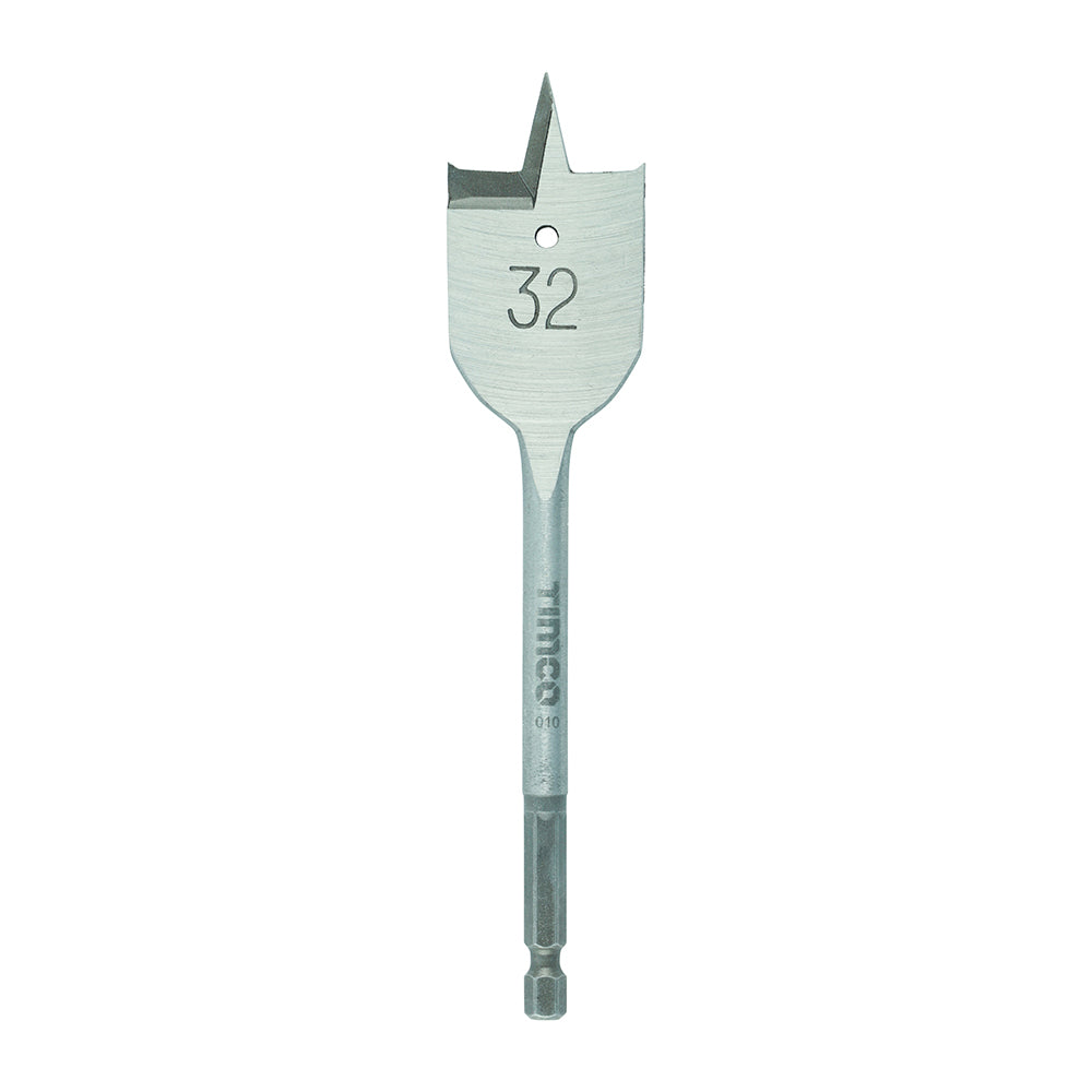 This is an image of Timco - Flat Wood Bit 32.0 x 152 (1 Each Blister Pack) FB32