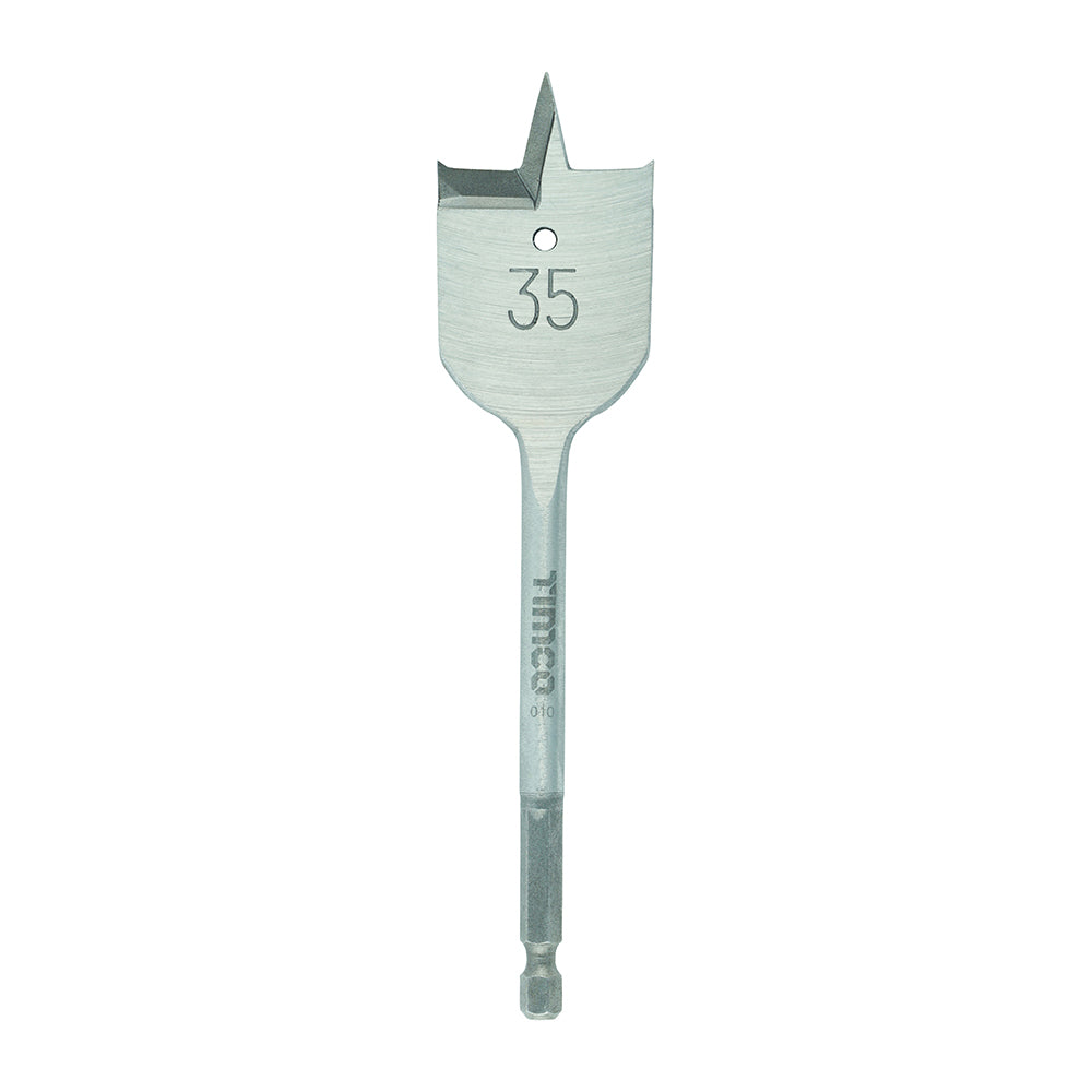 This is an image of Timco - Flat Wood Bit 35.0 x 152 (1 Each Blister Pack) FB35