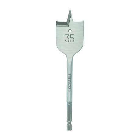 This is an image of Timco - Flat Wood Bit 35.0 x 152 (1 Each Blister Pack) FB35