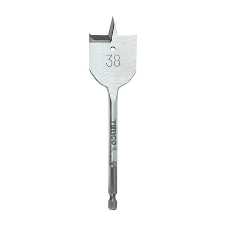 This is an image of Timco - Flat Wood Bit 38.0 x 152 (1 Each Blister Pack) FB38