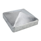 This is an image of Timco - Fence Post Cap - Zinc 100mm FPC100G
