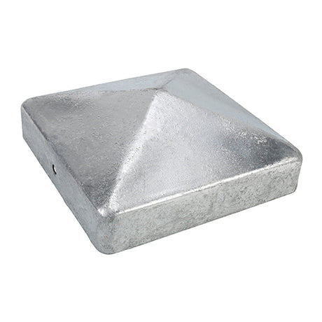 This is an image of Timco - Fence Post Cap - Zinc 50mm FPC50G