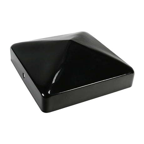 This is an image of Timco - Fence Post Cap - Epoxy Black 75mm FPC75B