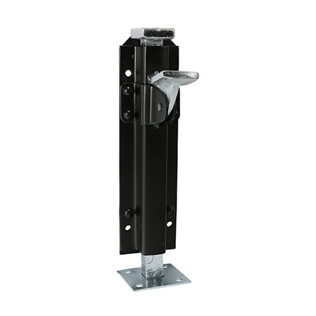 This is an image of Timco - Foot Bolt - Black 8" (1 Each Plain Bag) GFB8BB