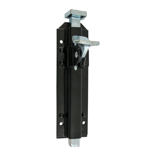 This is an image of Timco - Foot Bolt - Black 8" (1 Each TIMbag) GFB8BP