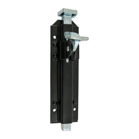 This is an image of Timco - Foot Bolt - Black 8" (1 Each TIMbag) GFB8BP