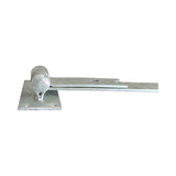 This is an image of Timco - Pair of Straight Band & Hook On Plates - Hot Dipped Galvanised 350mm (1 Pairs Plain Bag) HBS350G