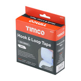 This is an image of Timco - Hook and Loop Tape 5m x 20mm (1 Each Box) PCSHLT5