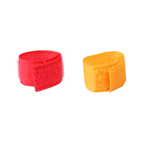 This is an image of Timco - Coloured Hook & Loop Straps Mixed - (10 PCS TIMpac) HOOKLOOPP