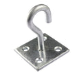 This is an image of Timco - Hook on Plate - Hot Dipped Galvanised 2" (1 Each Plain Bag) HP2GB