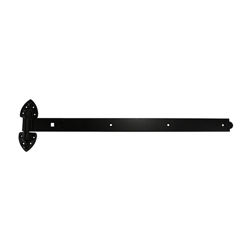 This is an image of Timco - Pair of Heavy Reversible Hinges - Black 900mm (1 Pairs Plain Bag) HRH900B