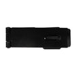 This is an image of Timco - Safety Pattern Hasp & Staple - Black 3" (1 Each Plain Bag) HS3BB