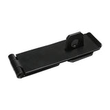 This is an image of Timco - Safety Pattern Hasp & Staple - Black 4 1/2" (1 Each Plain Bag) HS4BB